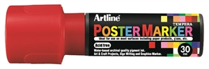 Artline Poster Marker 30 rojo